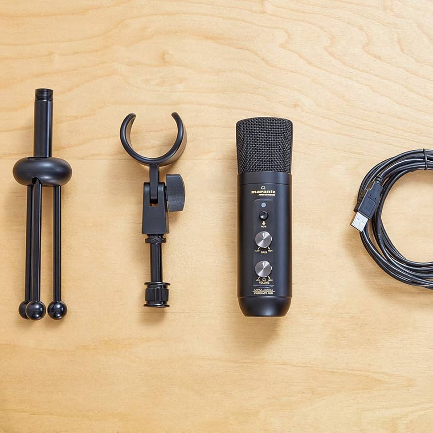 配信機器・PA機器・レコーディング機器 Marantz MPM-4000U PODCASTMIC Marantz MPM-4000U コンデンサーマイク Podcastマイク 動画配信